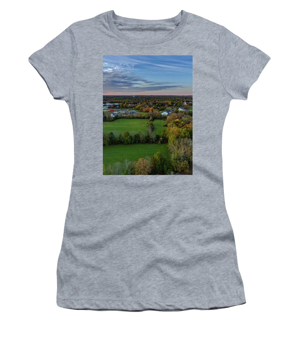Grass Women's T-Shirt featuring the photograph Green in the Fall by William Bretton
