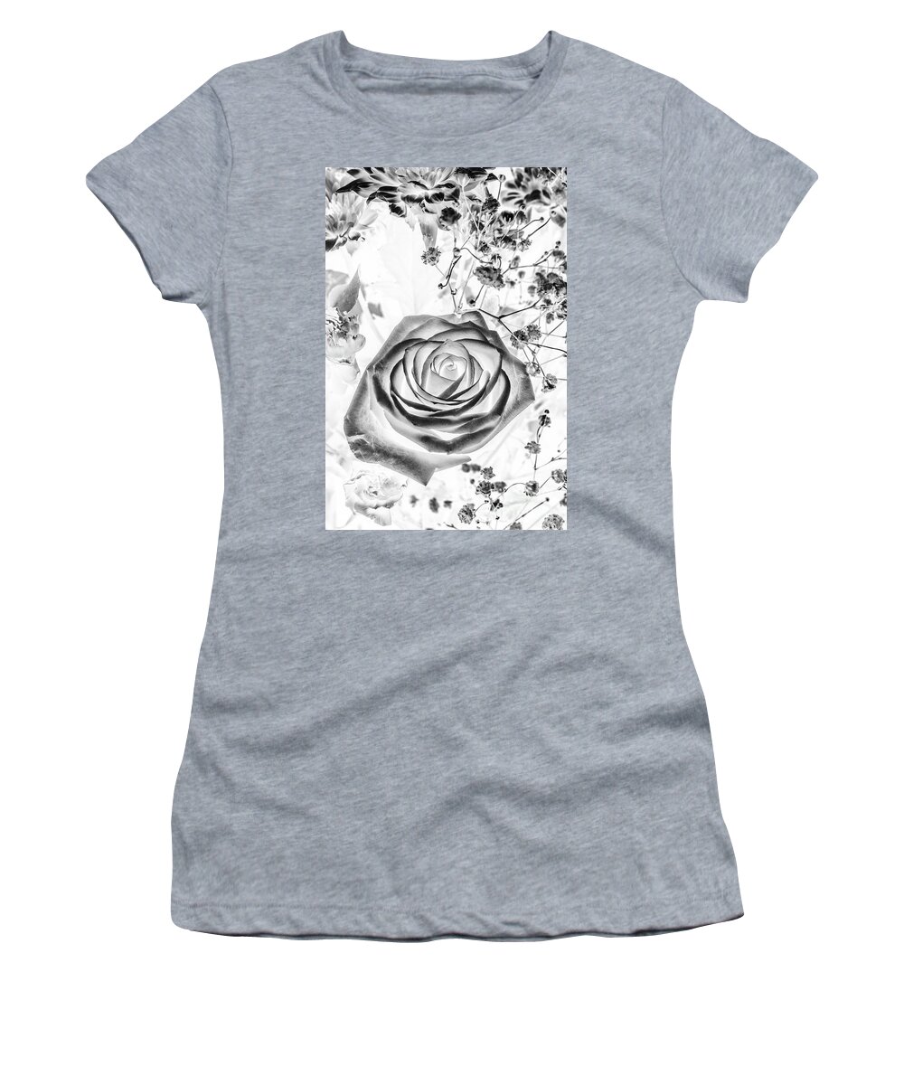 Garden Women's T-Shirt featuring the photograph Harmonics inverted by Jorgo Photography