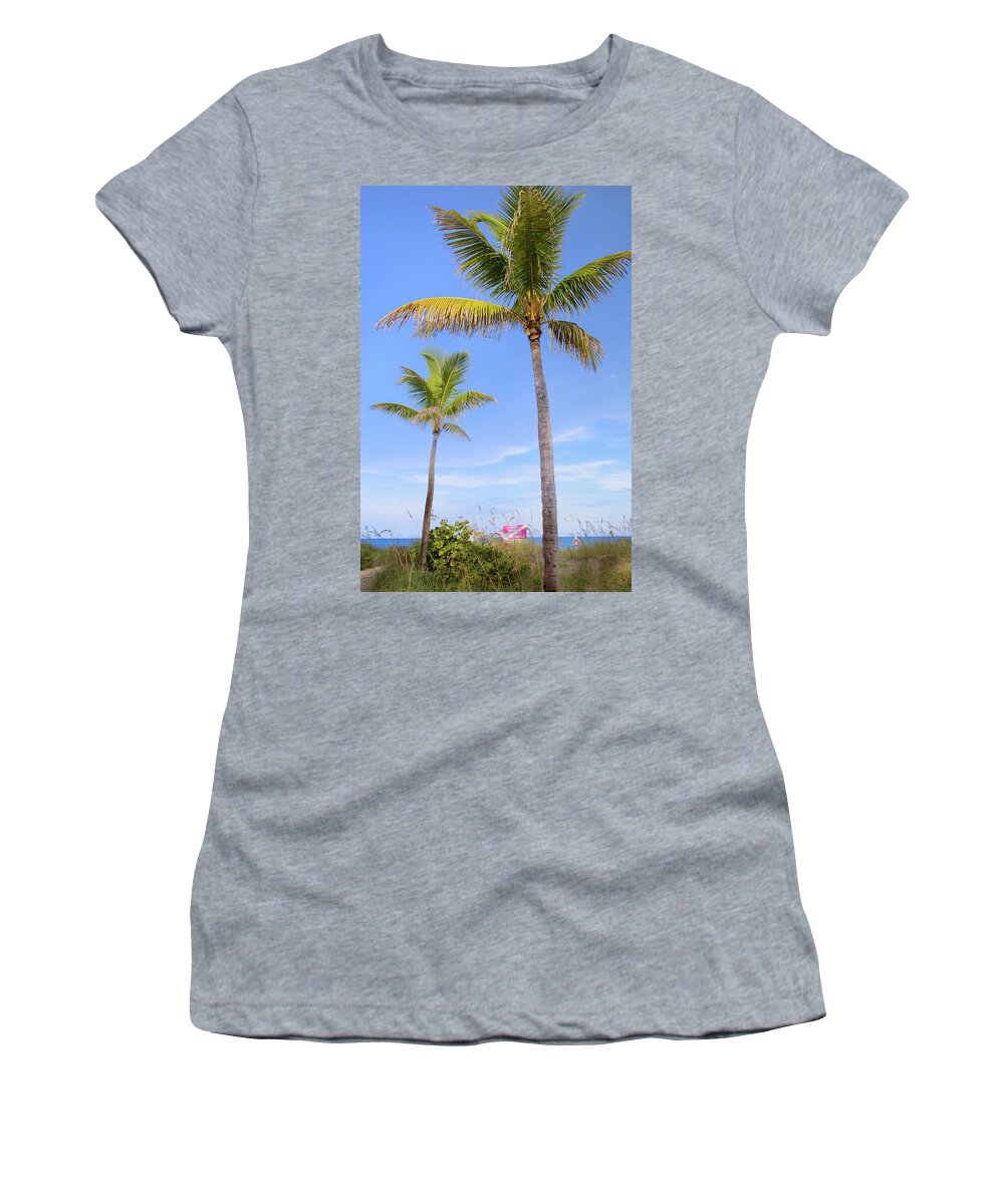 Ocean Women's T-Shirt featuring the photograph Hidden Paradise by Mark Andrew Thomas