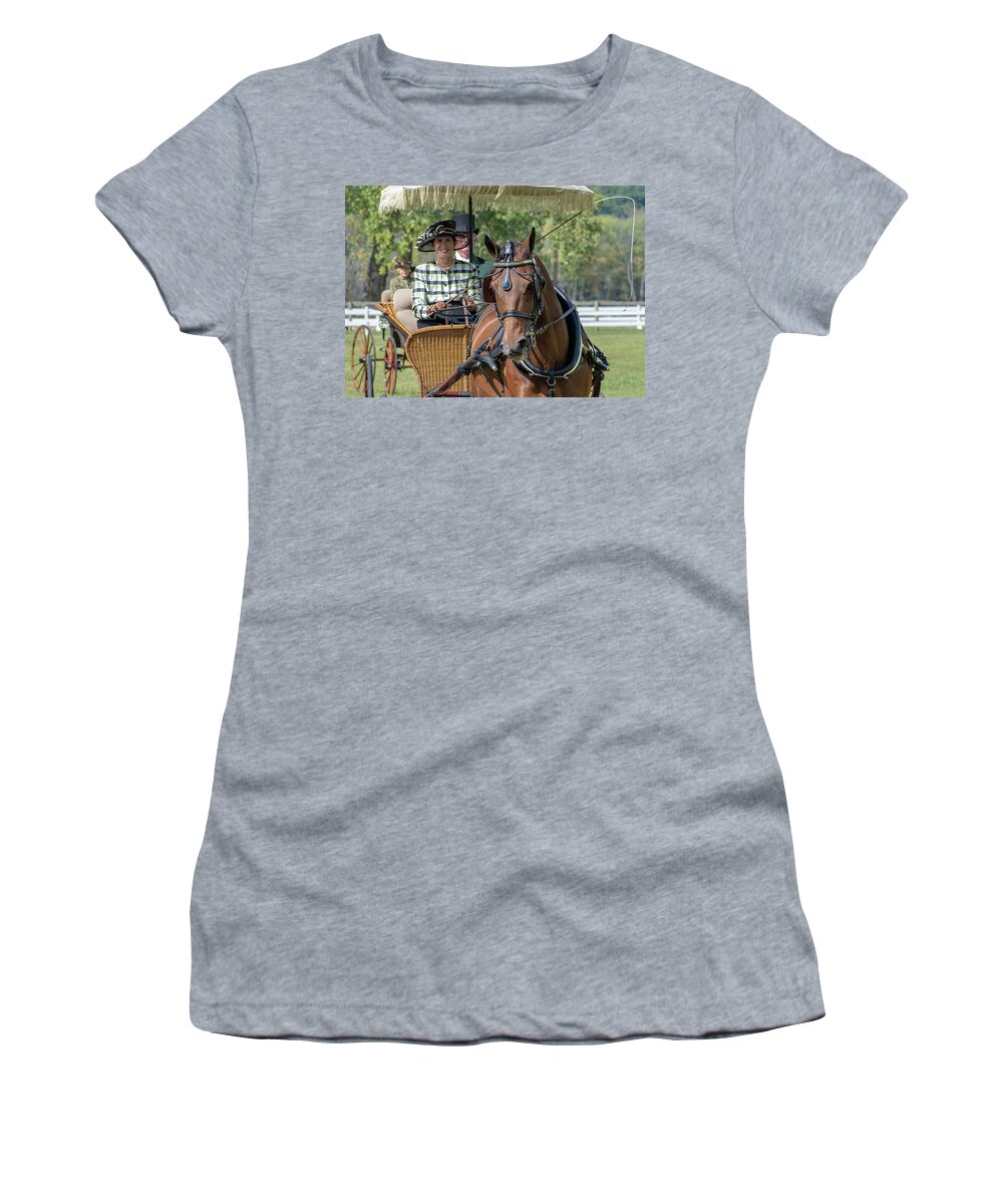 Horse Women's T-Shirt featuring the photograph Horse 25 by Phil S Addis