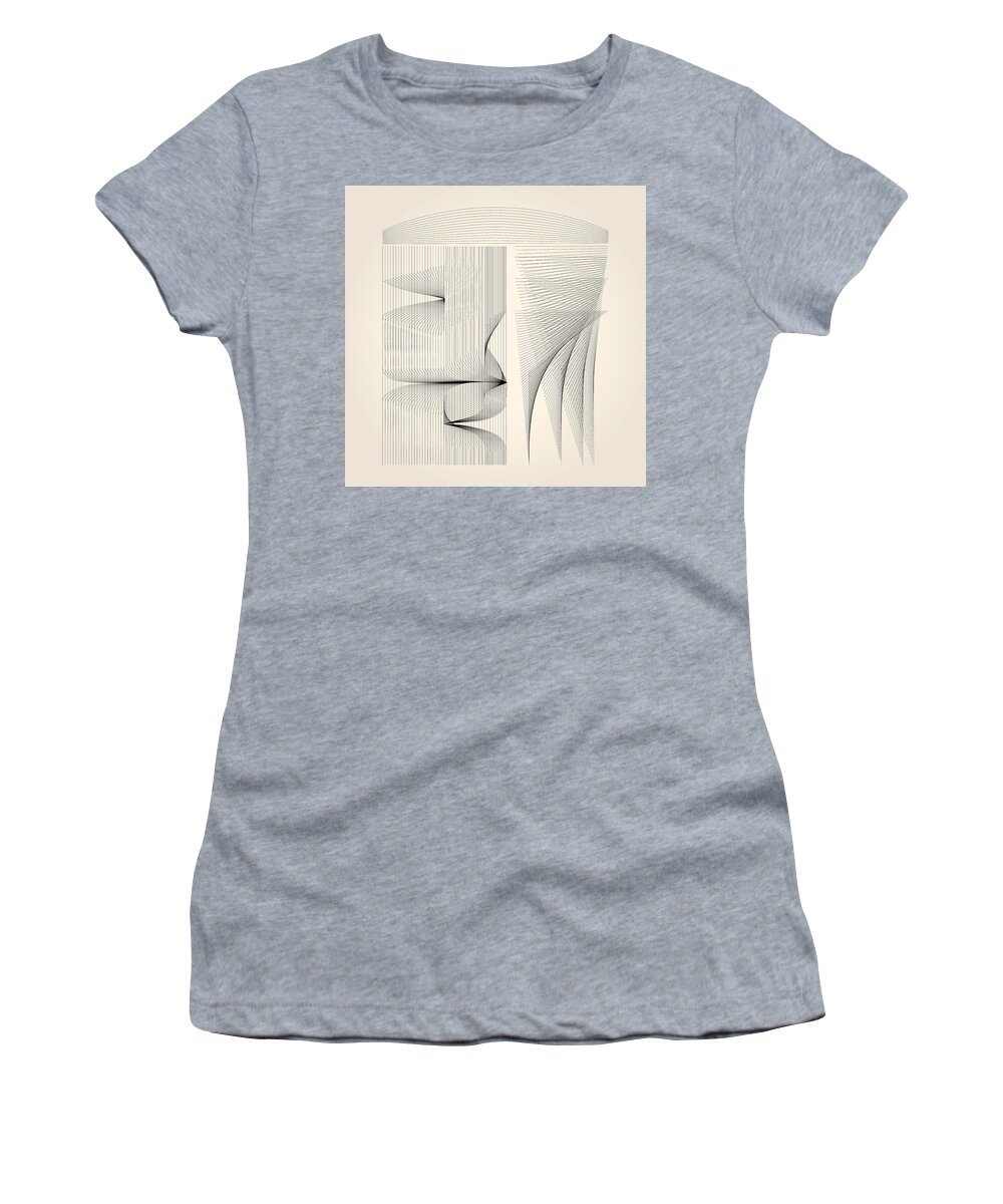 Digital Women's T-Shirt featuring the digital art House by Kevin McLaughlin