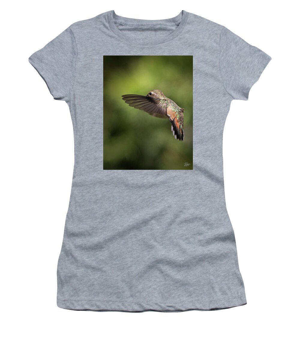 Hummer Women's T-Shirt featuring the photograph Hummer 8 by Endre Balogh