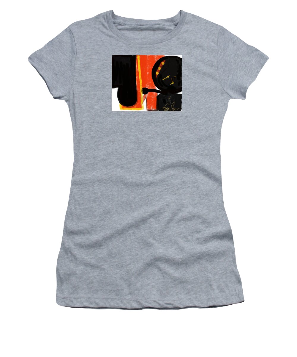 Susanfielderart Women's T-Shirt featuring the digital art I've Got Your Back by Susan Fielder