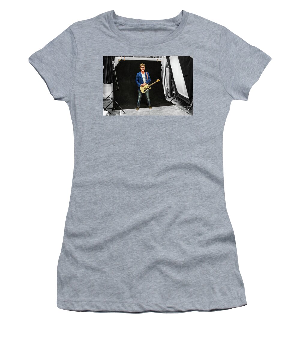  Women's T-Shirt featuring the photograph James Irvin by Bernd Billmayer