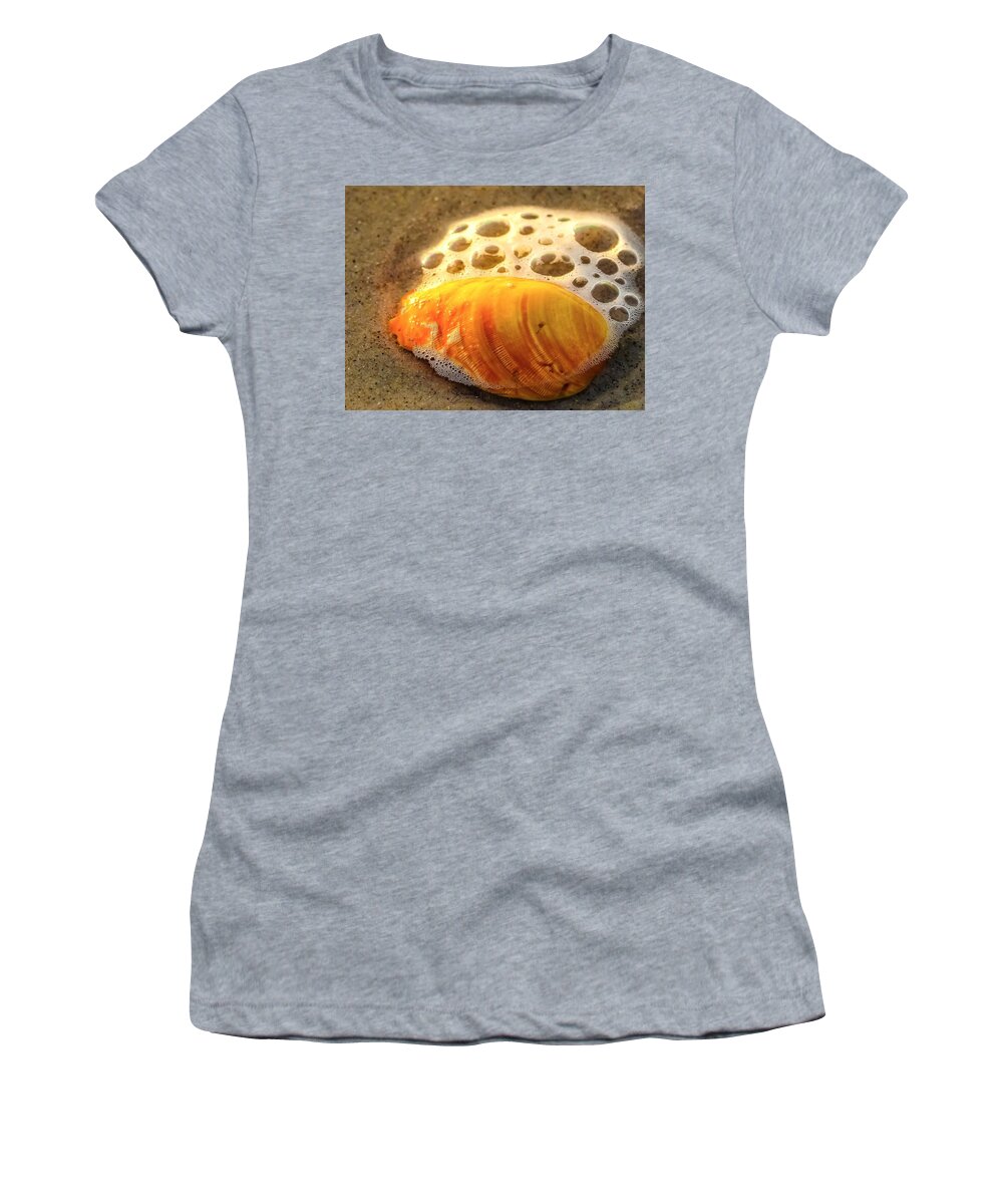 Shell Women's T-Shirt featuring the photograph Jewel of the Sea by Shawn M Greener