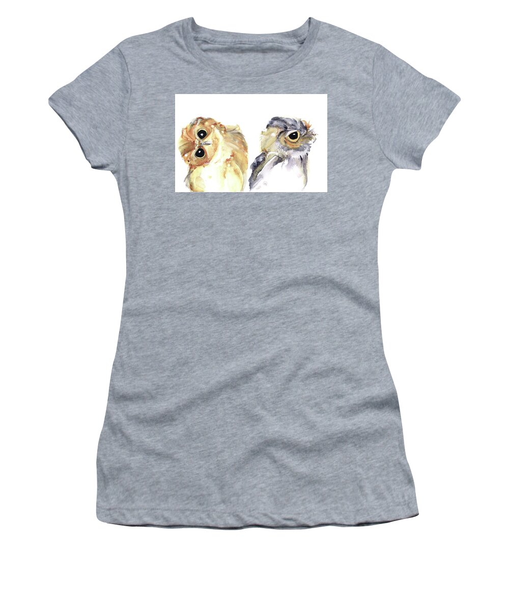 Colorado Women's T-Shirt featuring the painting Just the Two of Us by Dawn Derman