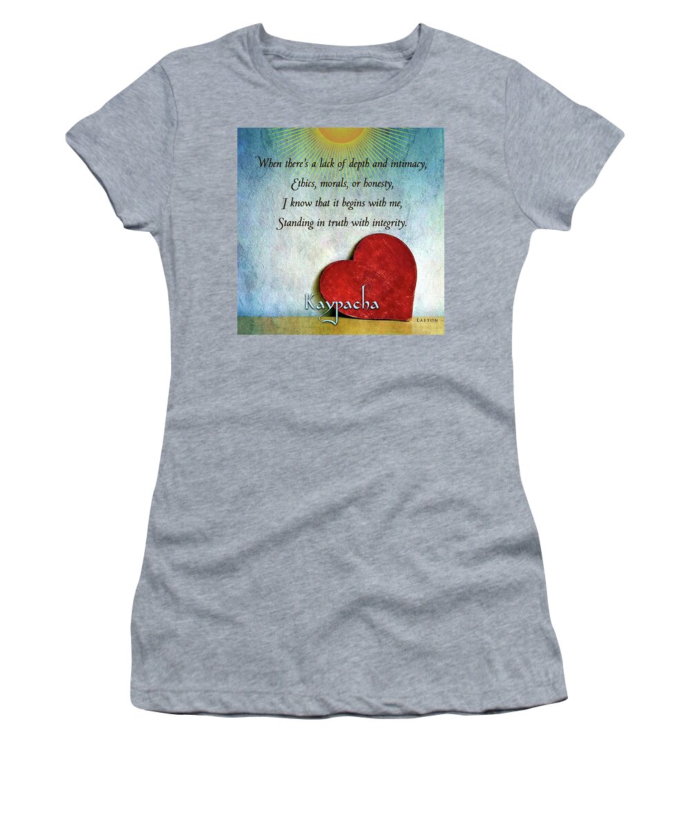 Astrology Women's T-Shirt featuring the digital art Kaypacha -February 13,2019 by Richard Laeton