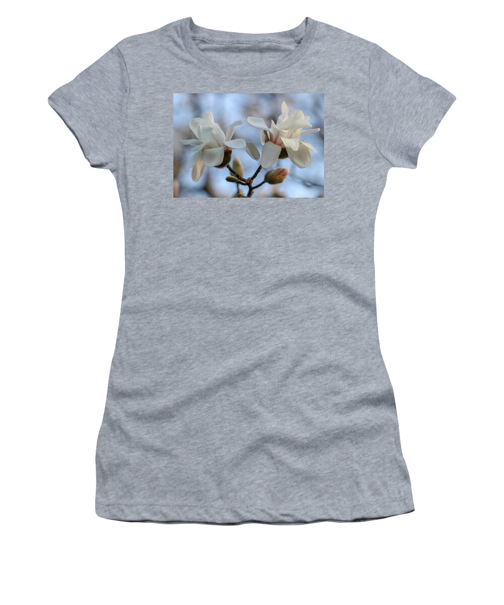 Dogwood Women's T-Shirt featuring the photograph Let's Dance by Mary Anne Delgado