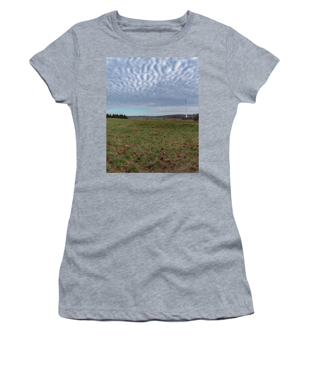 Open Field Women's T-Shirt featuring the photograph Lonely Wind by William Bretton