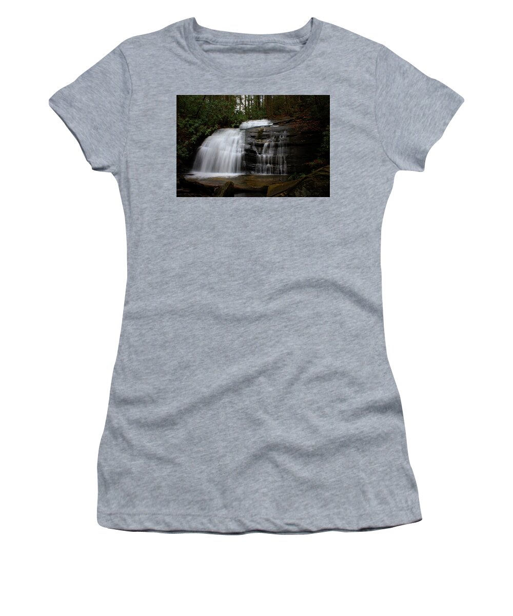 Water Women's T-Shirt featuring the photograph Long Creek Falls by Richie Parks