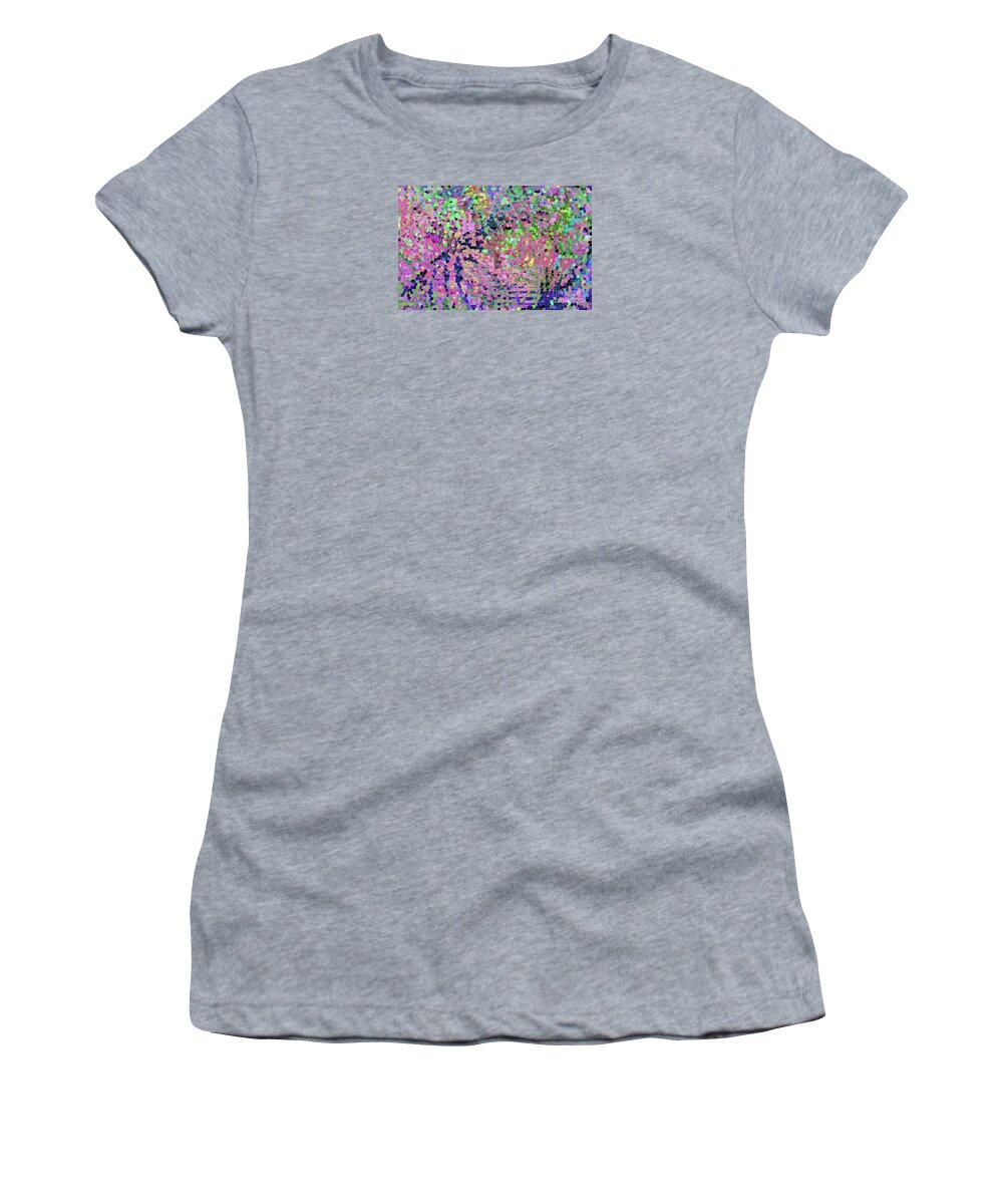  Women's T-Shirt featuring the digital art Luka 1009 Mosaic by Corinne Carroll