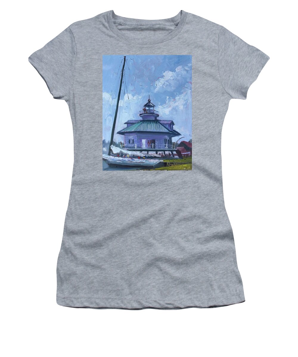 Impressionism Women's T-Shirt featuring the painting Maritime Museum by Maggii Sarfaty