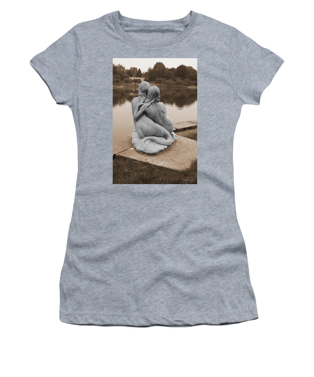 Mermaids Women's T-Shirt featuring the photograph Mermaids by Terri Harper