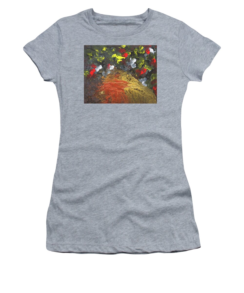 Fusionart Women's T-Shirt featuring the painting Moth by Ralph White