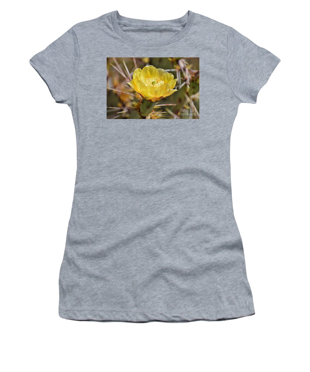 Arizona Women's T-Shirt featuring the photograph My Time To Glow by Janet Marie