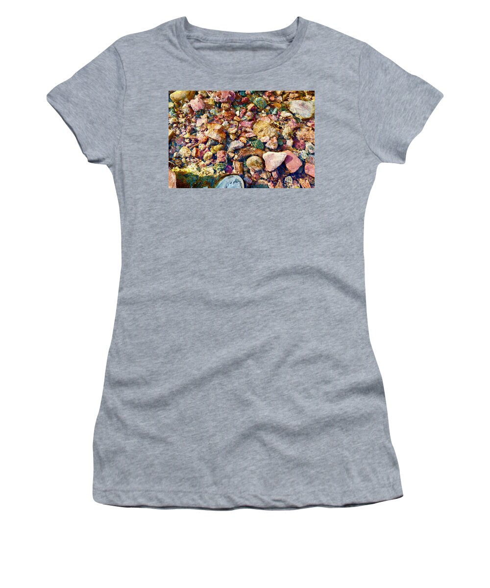 Las Vegas Women's T-Shirt featuring the photograph Natural Mosaic by Debra Grace Addison
