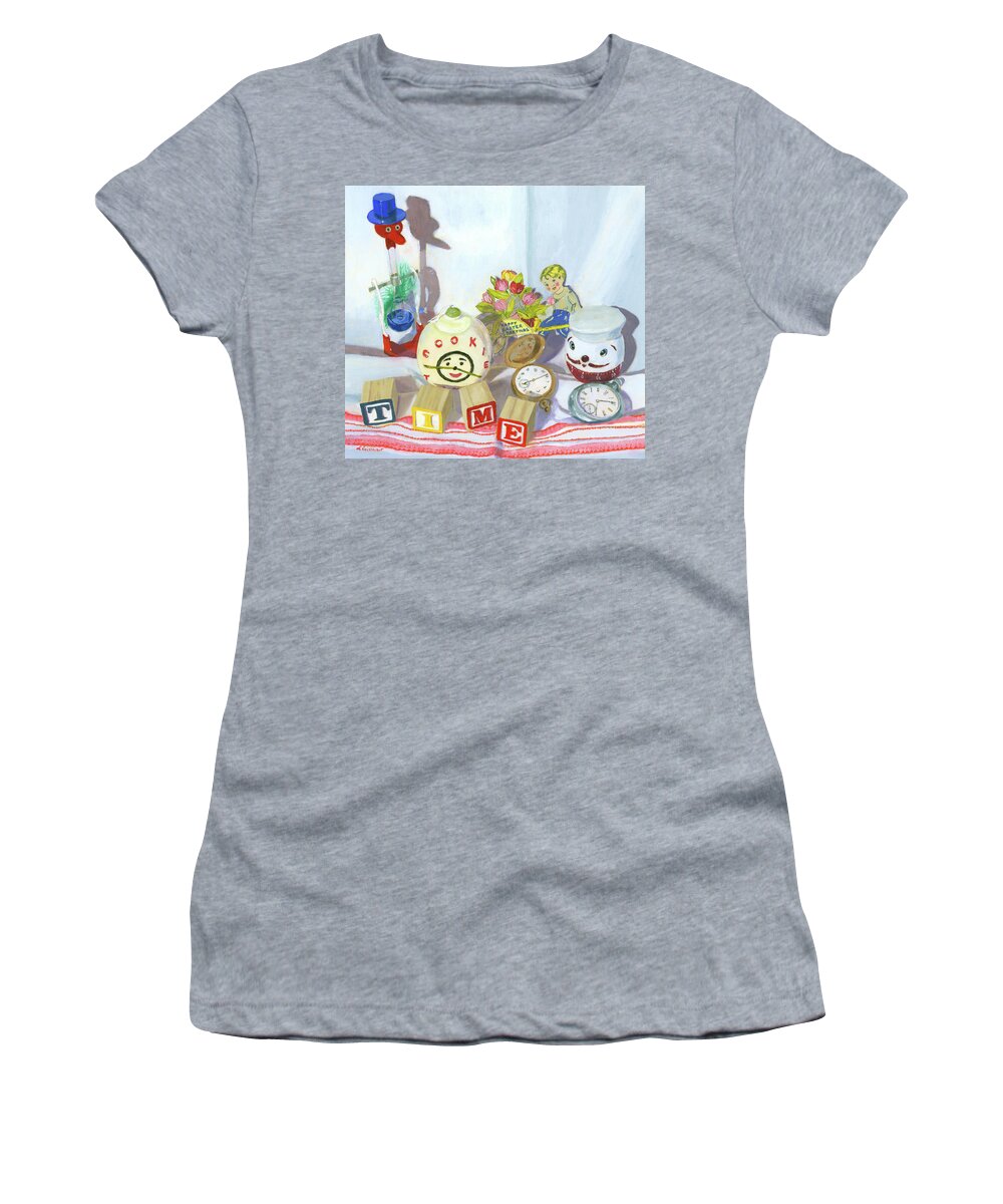 Still Life Women's T-Shirt featuring the painting Never Enough by Lynne Reichhart