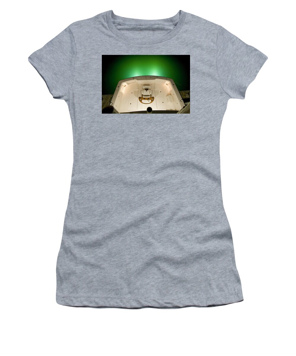 Yacht Women's T-Shirt featuring the photograph Night Vision by David Shuler