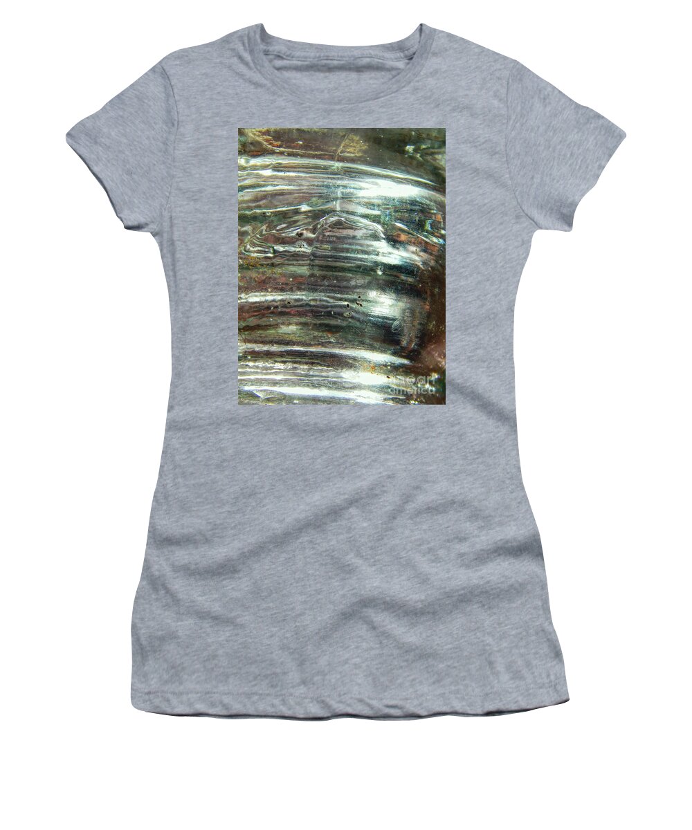 Insulator Women's T-Shirt featuring the photograph Old Glass by Phil Perkins