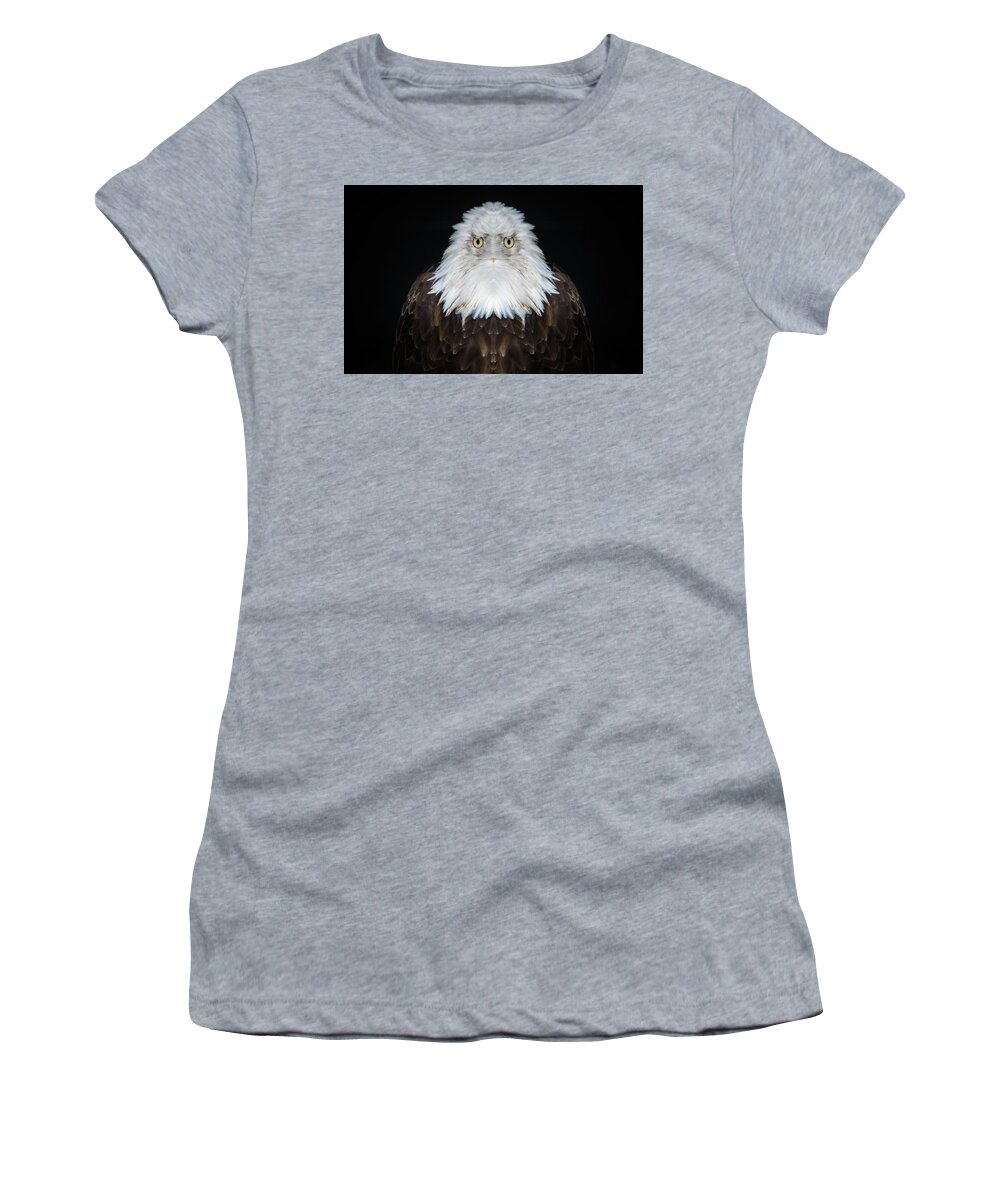 Bald Eagle Women's T-Shirt featuring the digital art Old Man Eagle by Pelo Blanco Photo