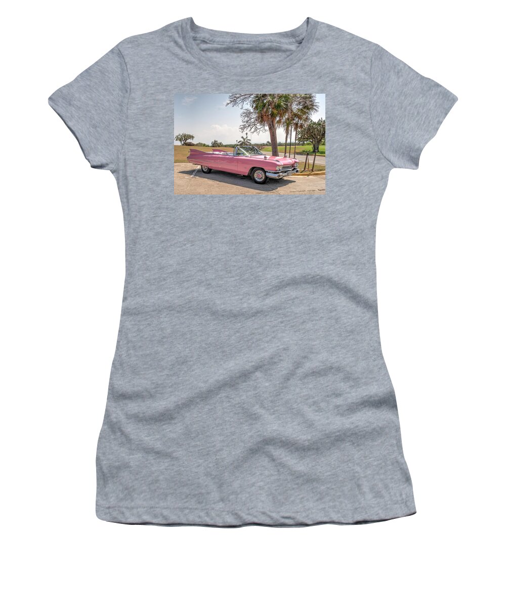 Tourism Women's T-Shirt featuring the photograph Old Pinky by Laura Hedien