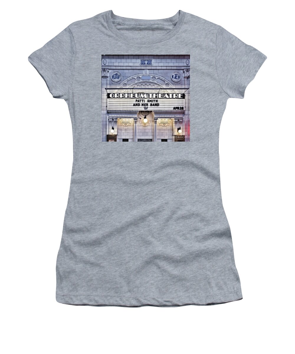 Architecture Women's T-Shirt featuring the photograph Orpheum Theater Boston by Mary Capriole
