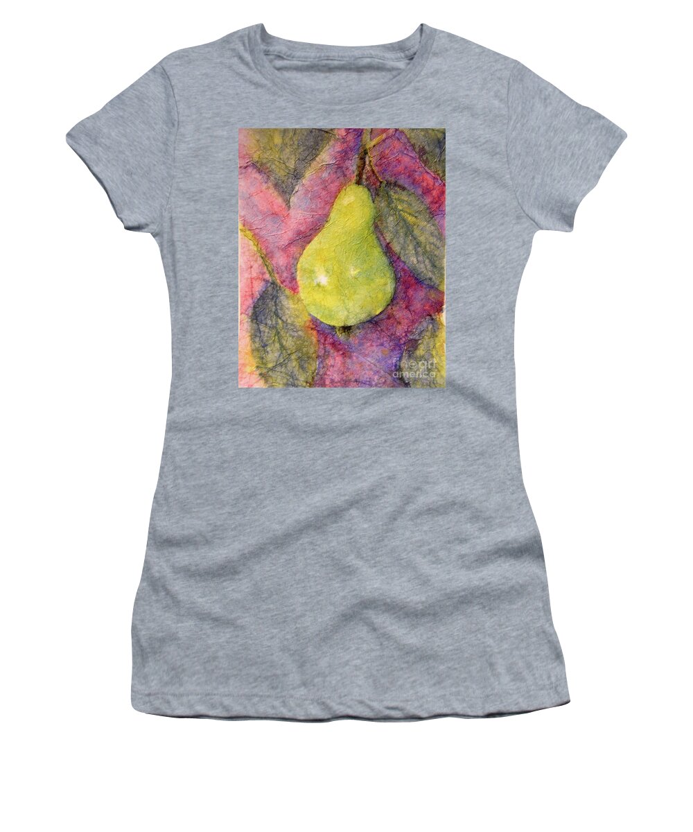Pear Women's T-Shirt featuring the painting Pear by Amy Stielstra