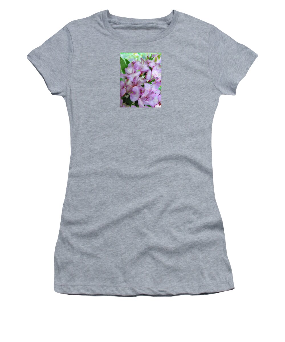 Flower Women's T-Shirt featuring the photograph Lavender Alstroemeria 6010 by Corinne Carroll