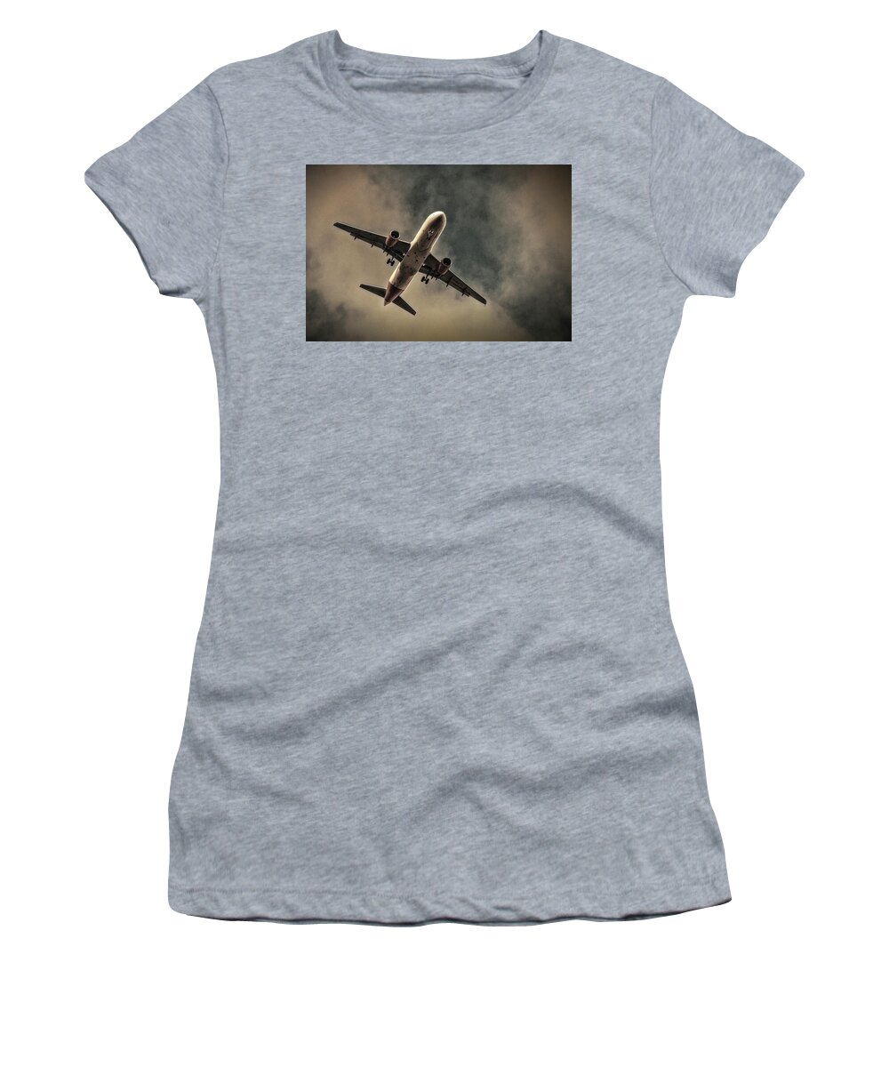Plane Women's T-Shirt featuring the photograph Plane by Chris Boulton