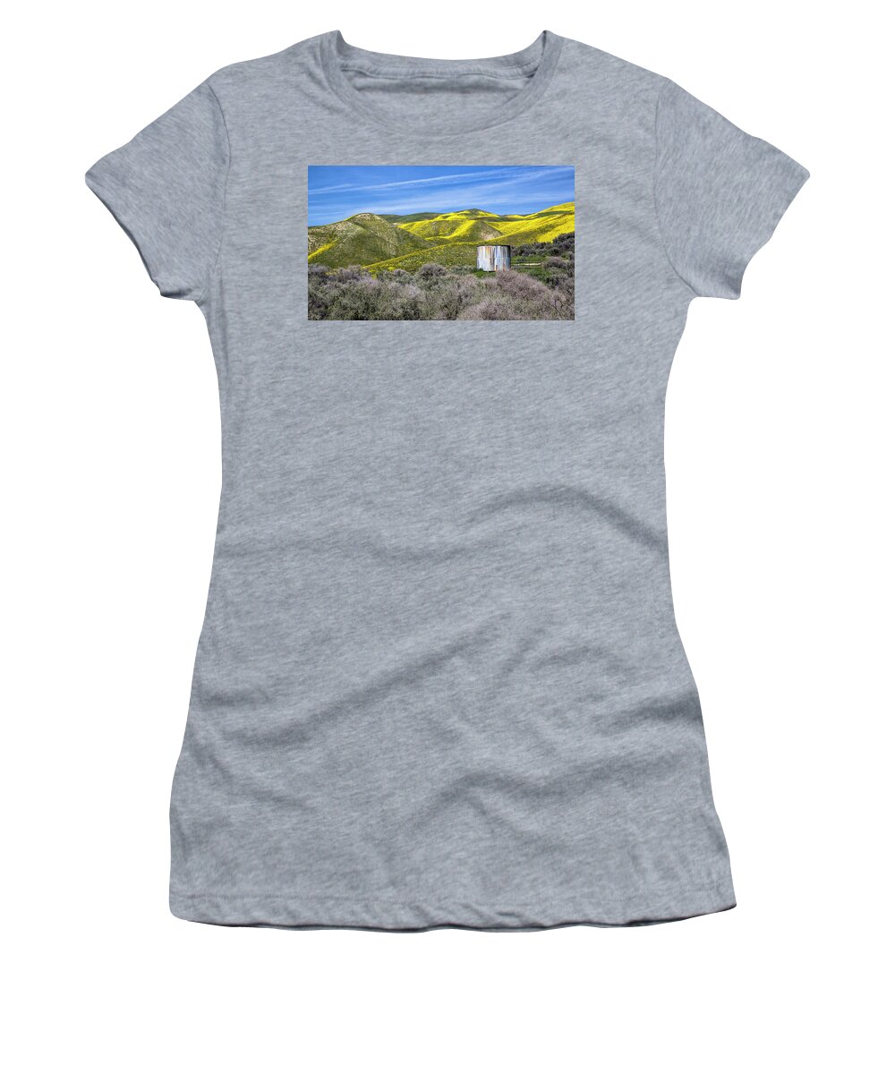 California Women's T-Shirt featuring the photograph Pretty in Patina by Cheryl Strahl