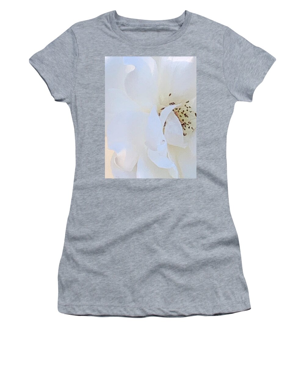Rose Women's T-Shirt featuring the photograph Purely True by Tiesa Wesen