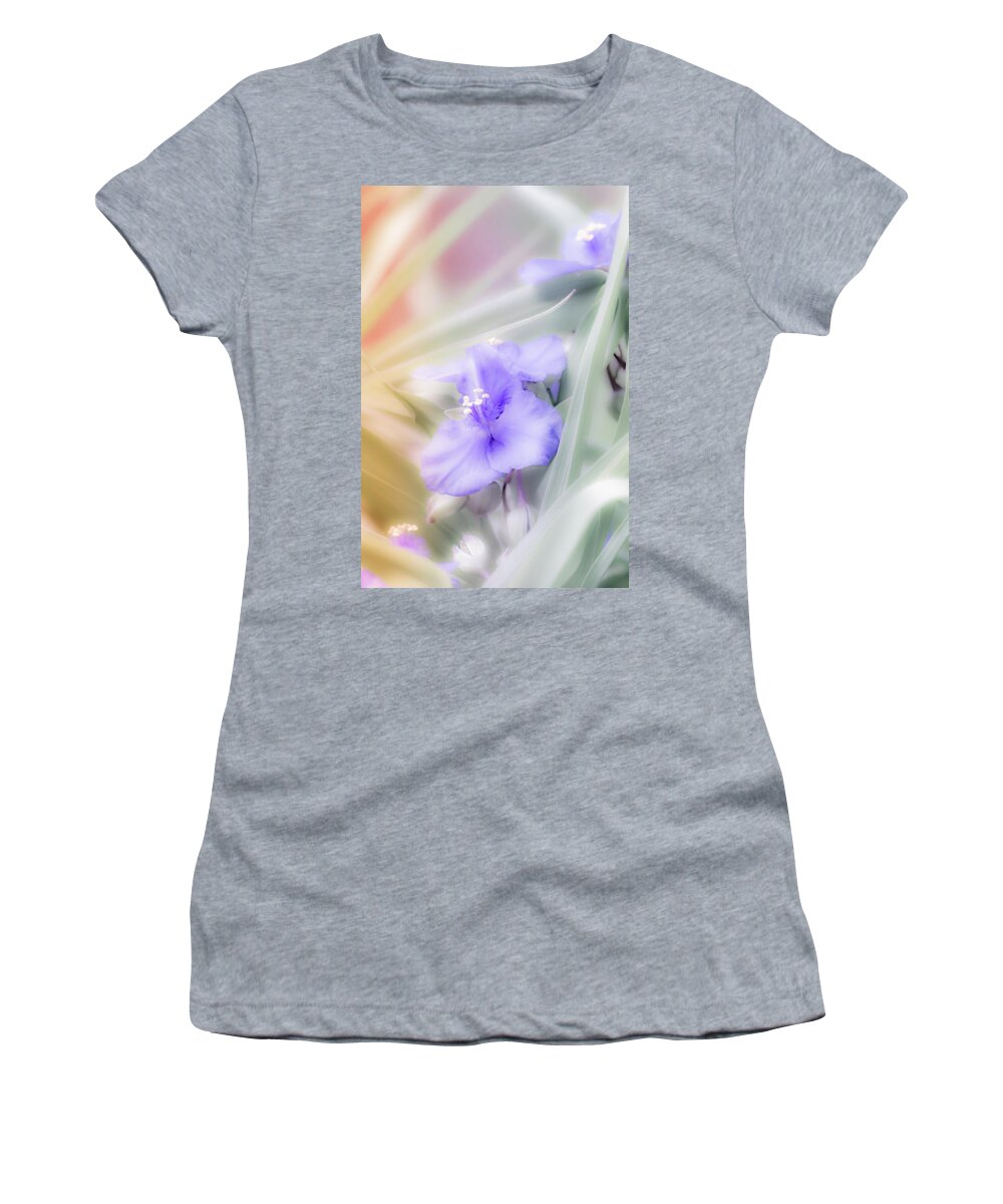 Daydream Women's T-Shirt featuring the photograph Purple Daydream by Bonnie Bruno