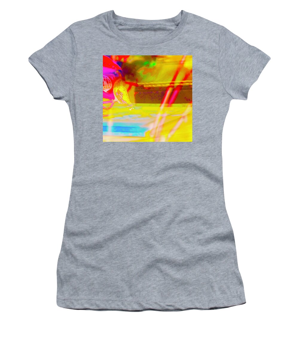 Ready To Drink Women's T-Shirt featuring the photograph Ready to Drink by Debra Grace Addison