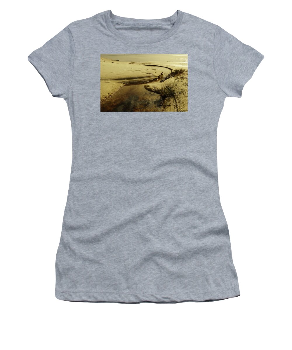 Water Women's T-Shirt featuring the photograph Reflection by Maggy Marsh