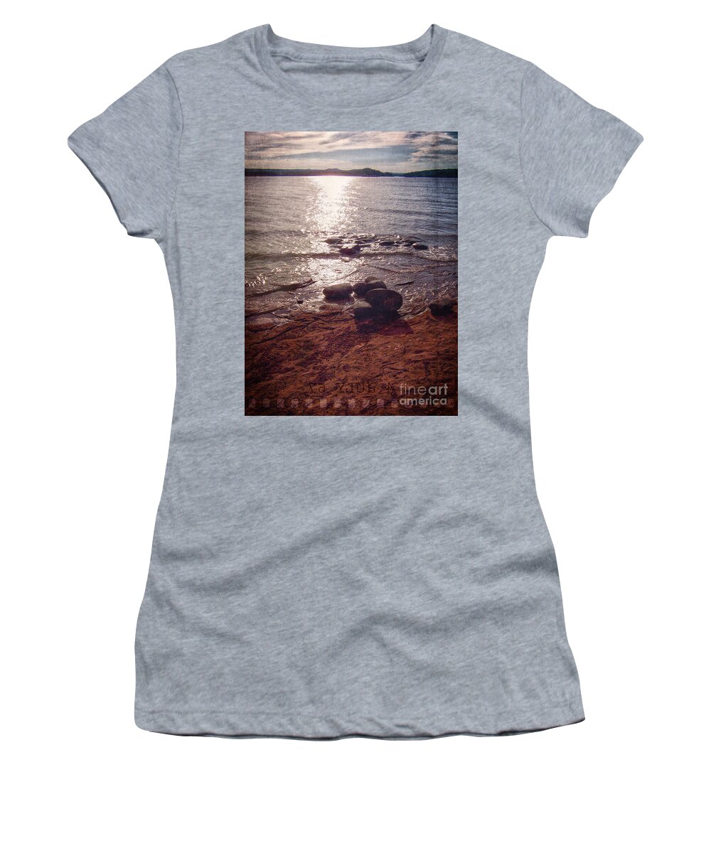 Reflections Women's T-Shirt featuring the digital art Reflections by Phil Perkins