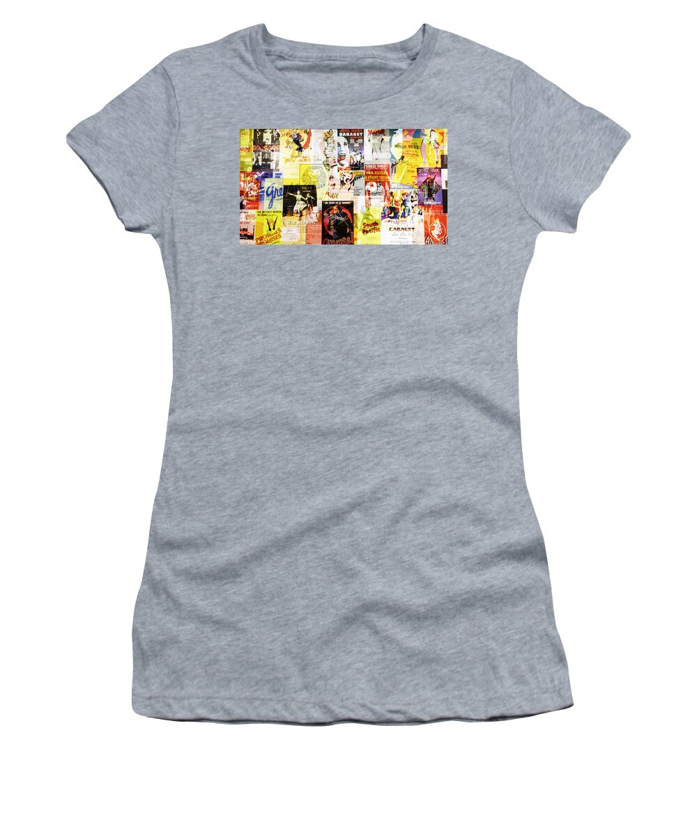 Richard Reeve Women's T-Shirt featuring the photograph Remembering Broadway by Richard Reeve