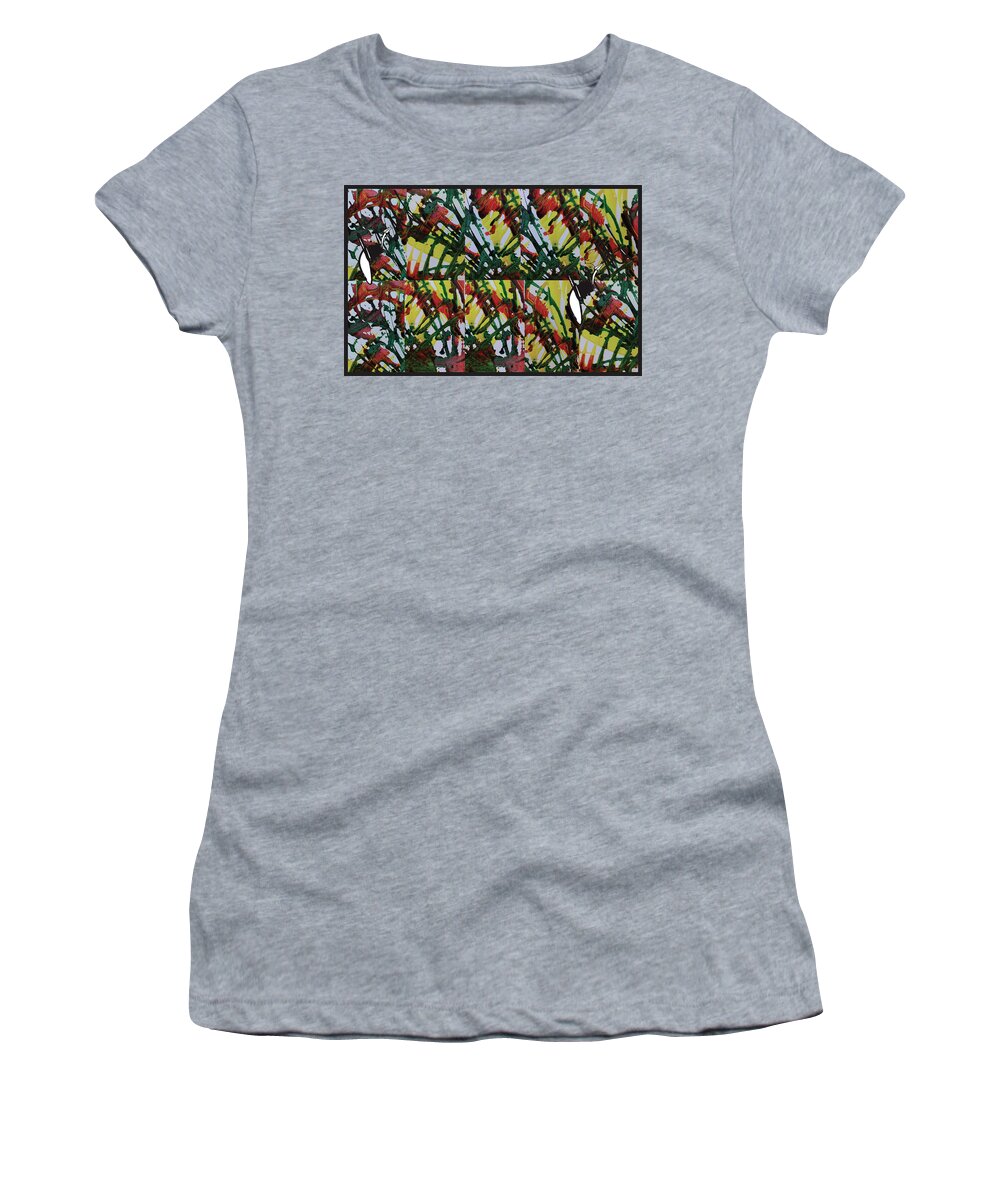  Women's T-Shirt featuring the digital art Repeat by Jimmy Williams