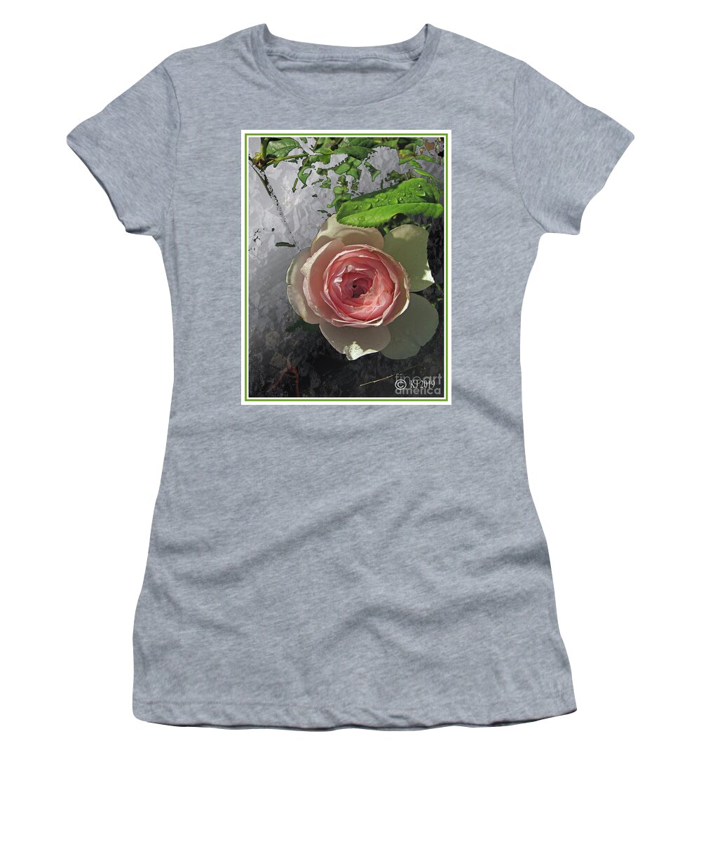 Roses Women's T-Shirt featuring the digital art Rosa immemores by Klaus Jaritz