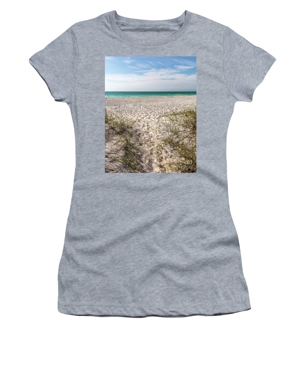Florida Women's T-Shirt featuring the photograph Sandry Trail by Karin Pinkham