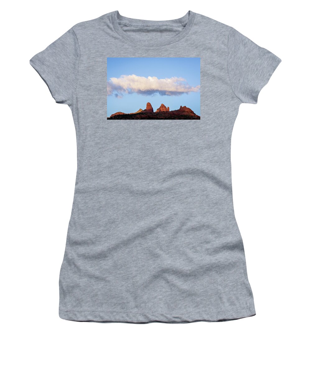 Arizona Women's T-Shirt featuring the photograph Sedona Landscape XXVII Color by David Gordon