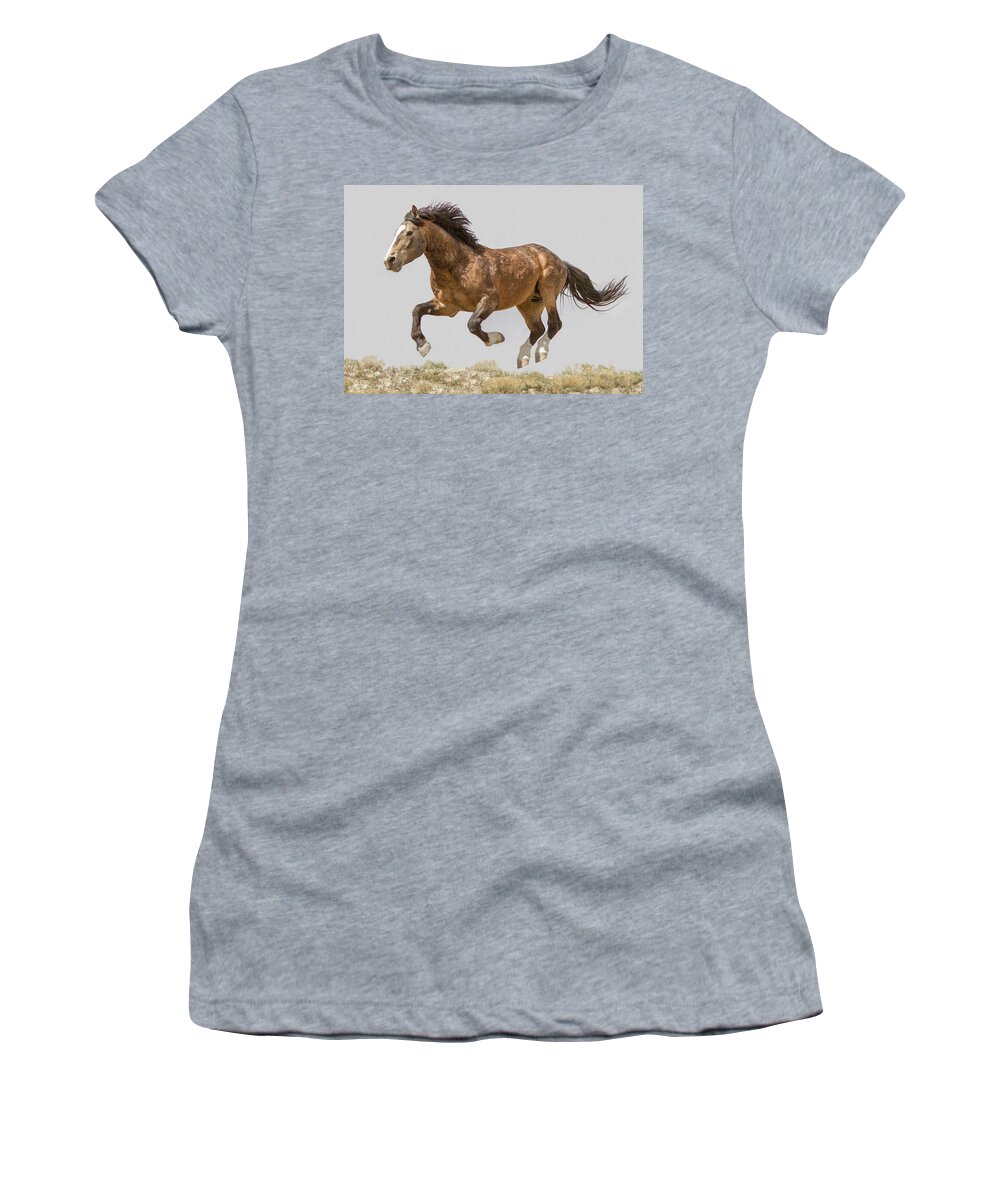 Horse Women's T-Shirt featuring the photograph Skywalker by Kent Keller
