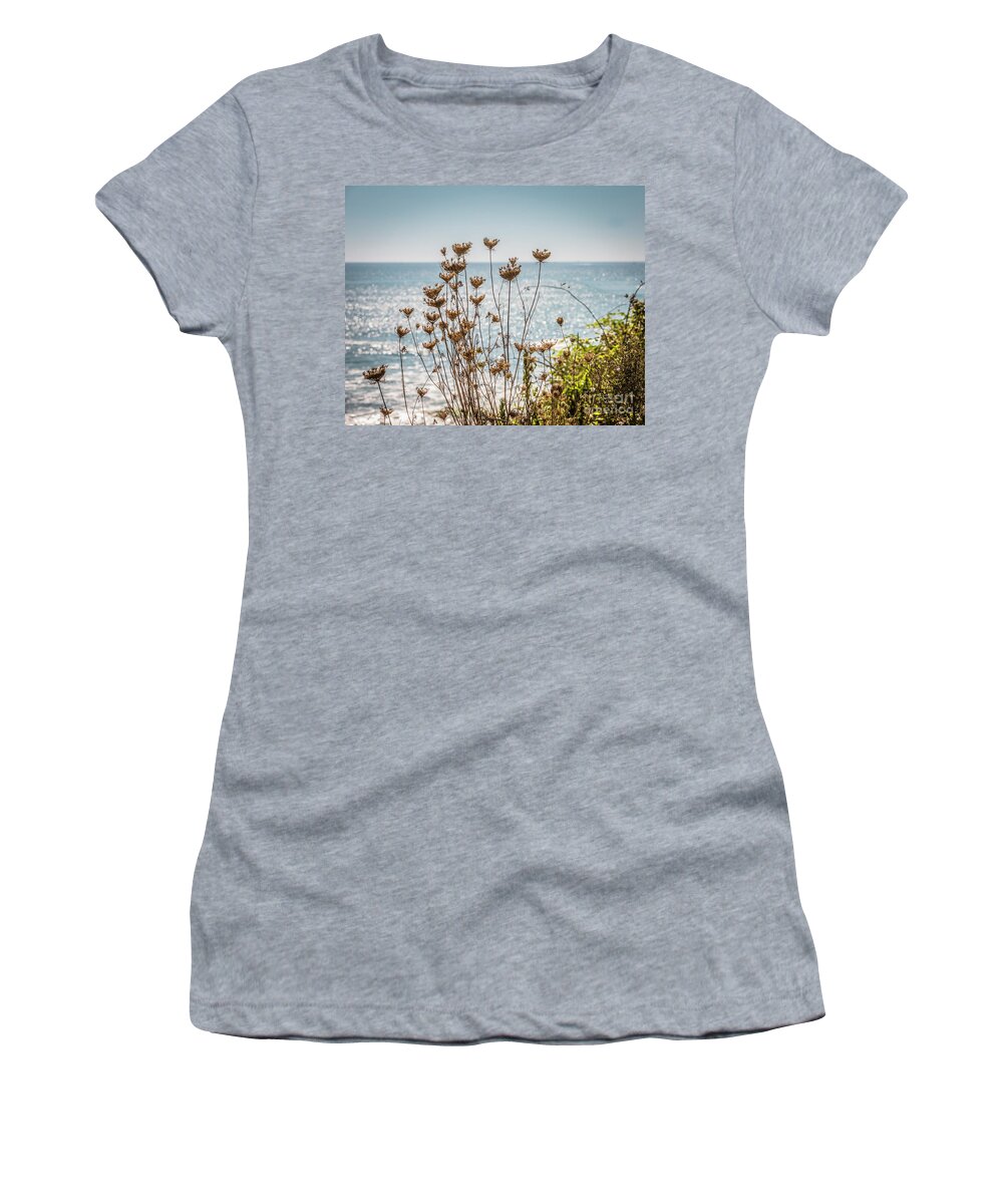 Plants Women's T-Shirt featuring the photograph Sparkling background by Agnes Caruso