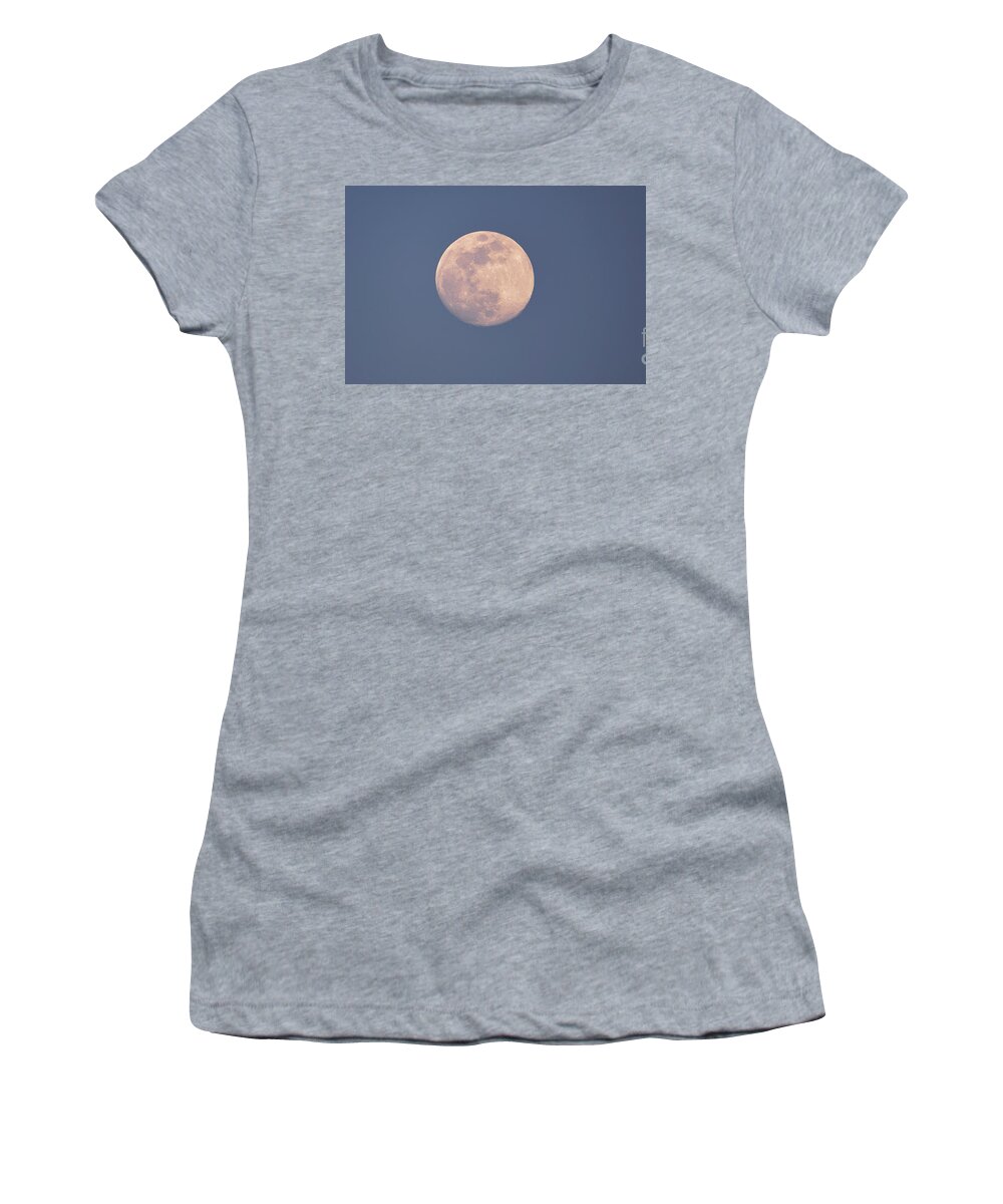 Denise Bruchman Photography Women's T-Shirt featuring the photograph Spring Moon by Denise Bruchman