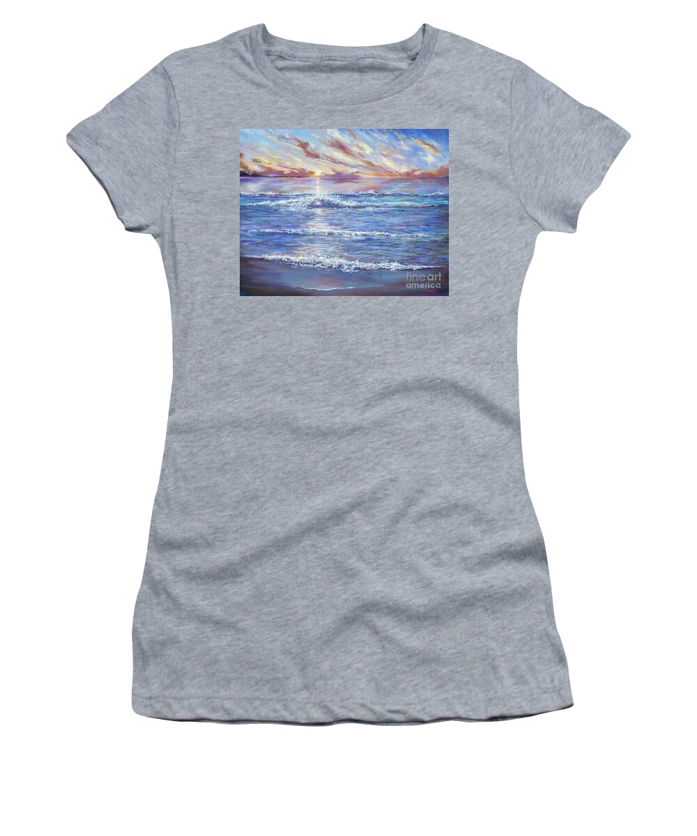 Navigation Women's T-Shirt featuring the painting SunShine by AnnaJo Vahle
