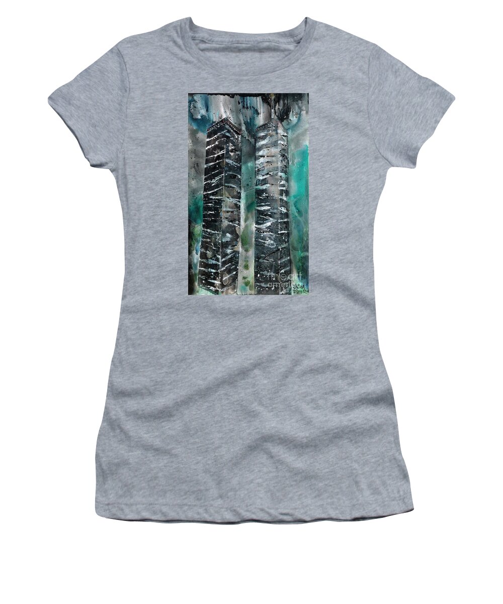 2019 Women's T-Shirt featuring the painting T2 by Kasha Ritter