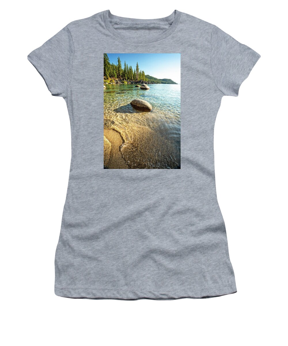 Landscape Women's T-Shirt featuring the photograph Tahoe Blues 14 by Ryan Weddle