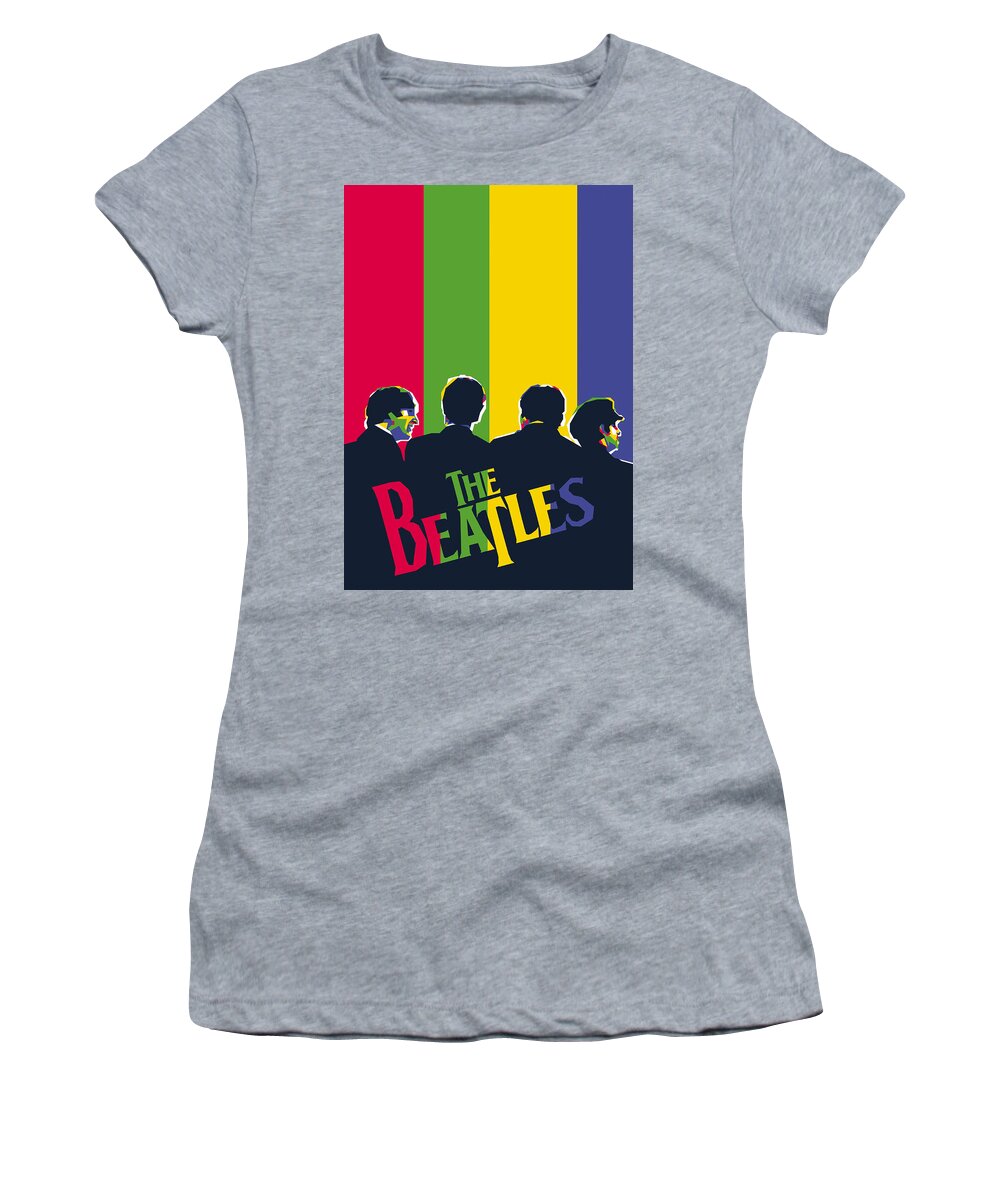 Champagne Bonde pedal The Beatles Women's T-Shirt by Ical Said - Pixels