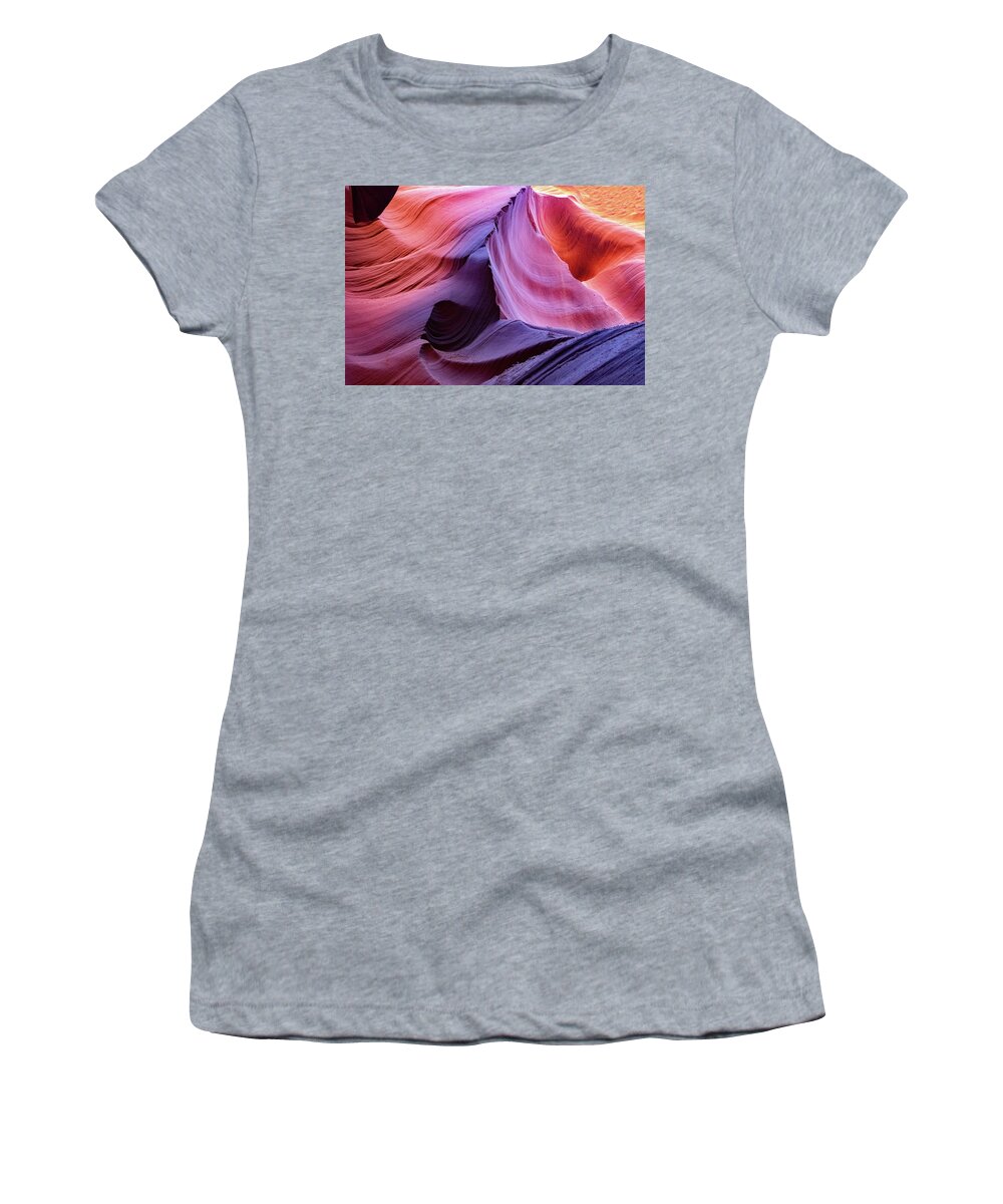 Artistic Women's T-Shirt featuring the photograph The Earth's Body 3 by Mache Del Campo
