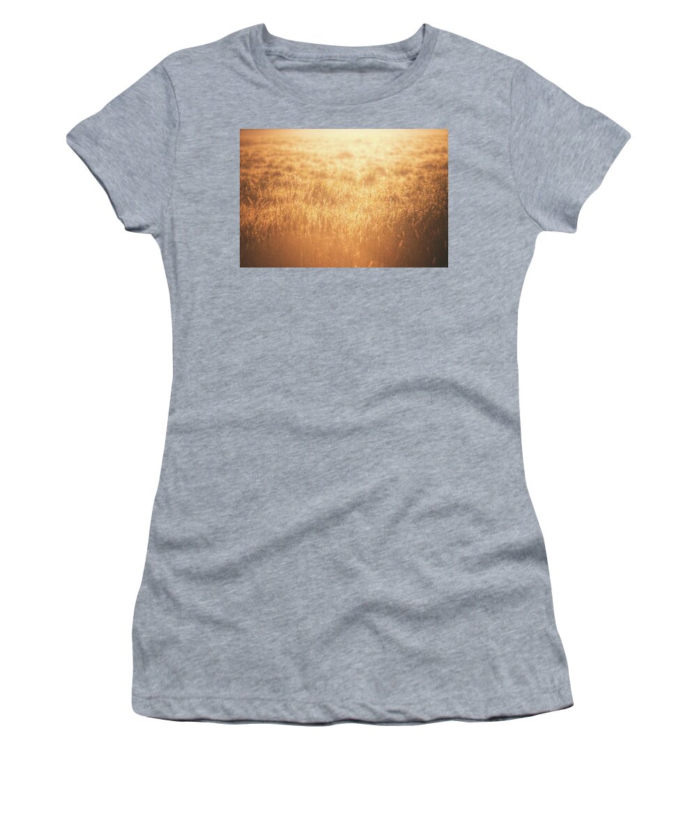 Land Women's T-Shirt featuring the photograph The Golden Morning by Jaroslav Buna