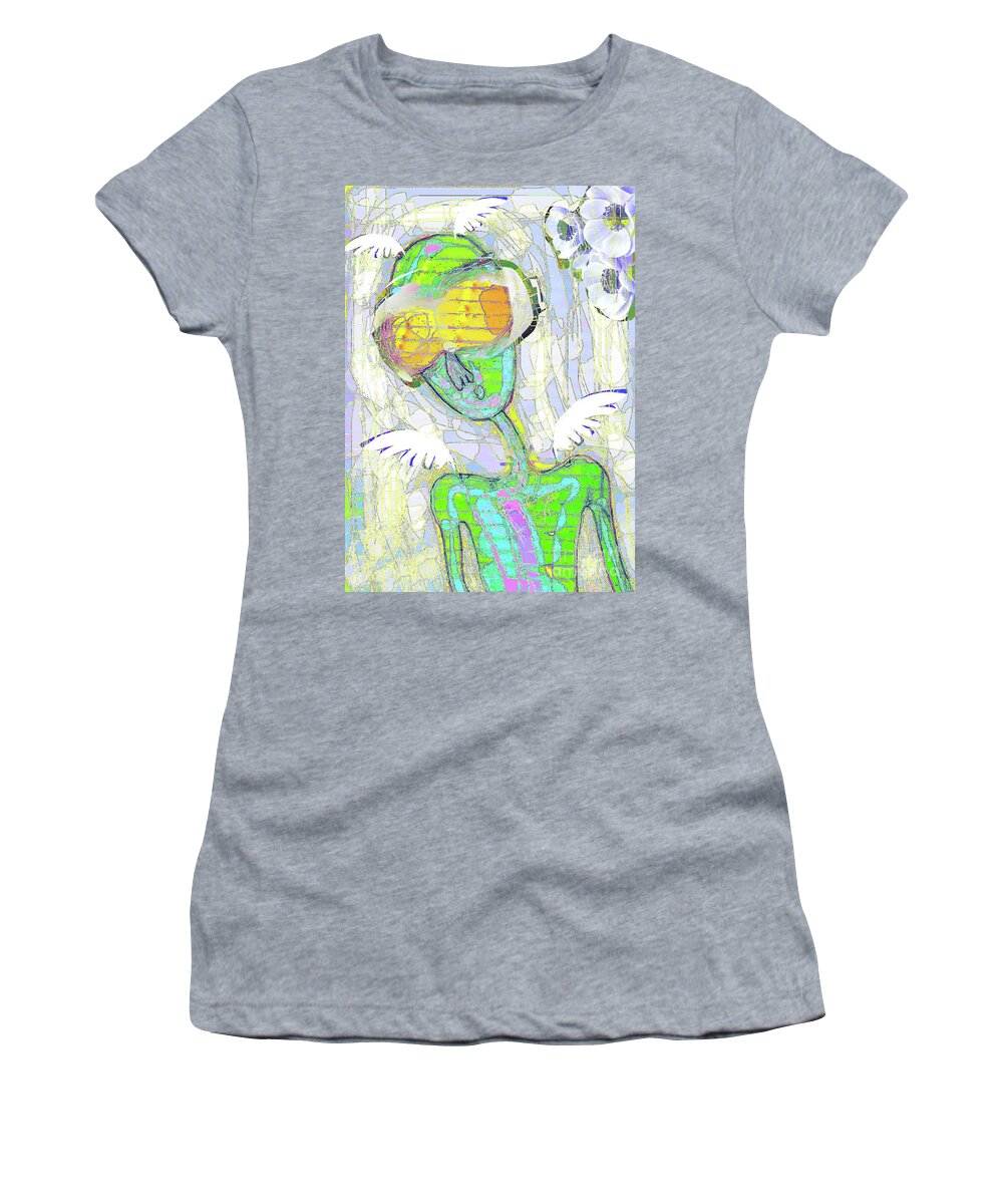 Sea Women's T-Shirt featuring the digital art The Last Bastion by Alexandra Vusir